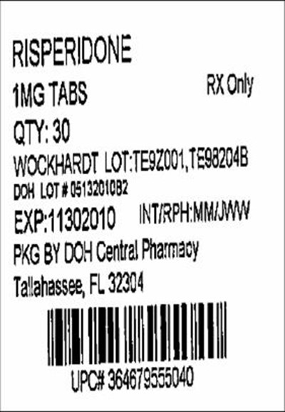 Label (Risperidone 1mg(wock))